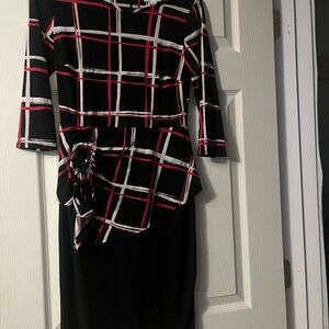 Black Knee-Length Dress for Work